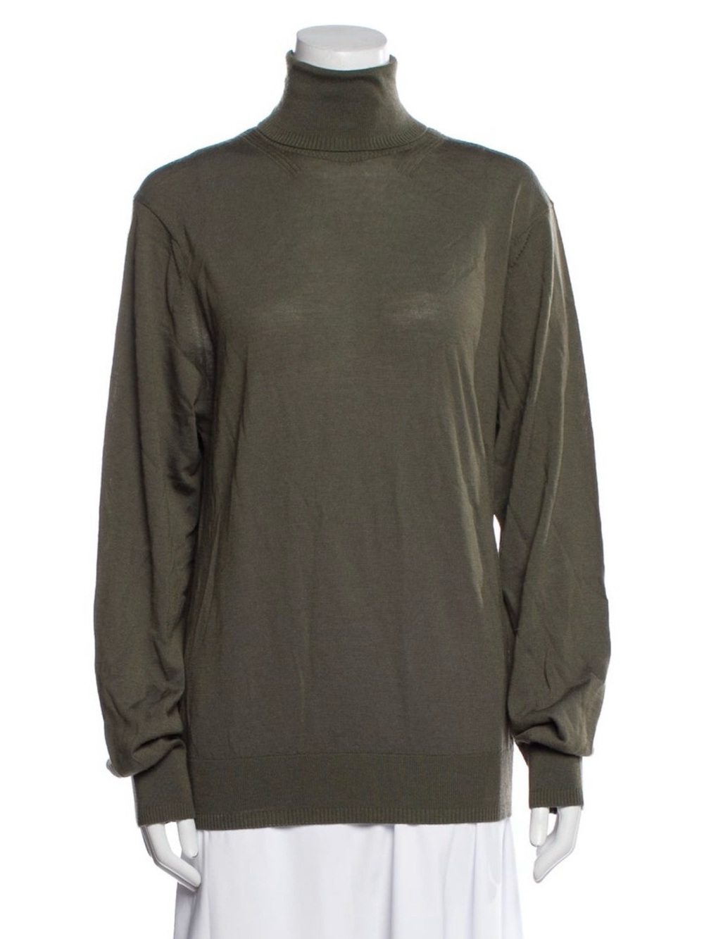 The Kooples Olive Green Turtleneck Sweater